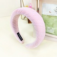 Autumn and winter new sponge headband womens simple solid color hairband candy color wide edge hairpinpicture15
